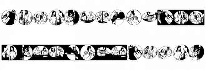 RohrschachEtcetera 字体 大写