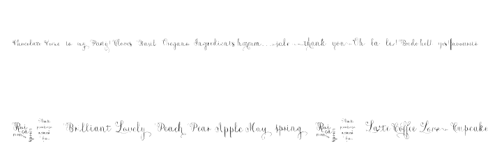 Roicamonta Words Font LOWERCASE