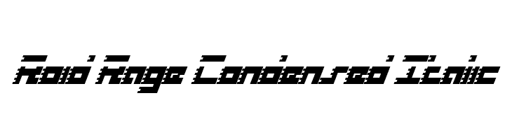 Roid Rage Condensed Italic  Descarca Fonturi Gratis