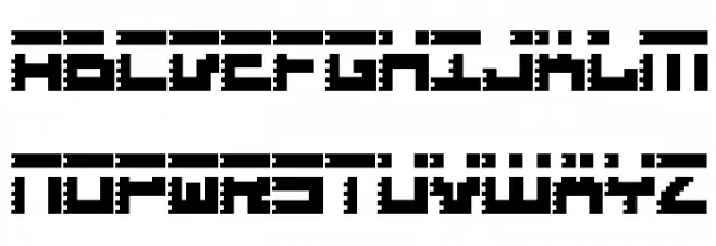 Roid Rage Condensed フォント 大文字