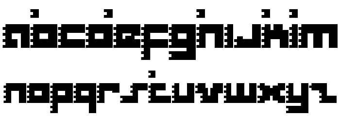 Roid Rage Condensed Font LOWERCASE