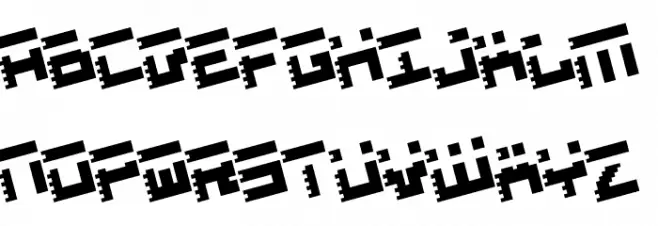 Roid Rage Rotate フォント 大文字