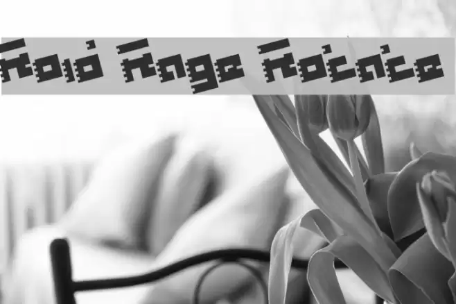 Roid Rage Rotate フォント examples