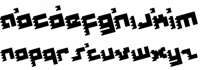 Roid Rage Rotate フォント 小文字