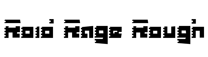 Roid Rage Rough  Free Fonts Download