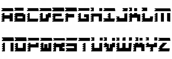 Roid Rage Rough Schriftart Groß