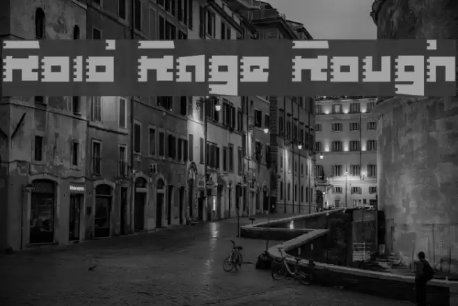 Roid Rage Rough Font examples