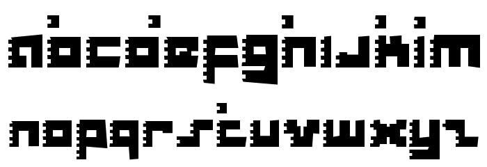 Roid Rage Rough Font Litere mici