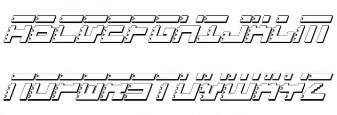Roid Rage Shadow Italic Schriftart Groß