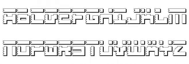 Roid Rage Shadow Schriftart Groß