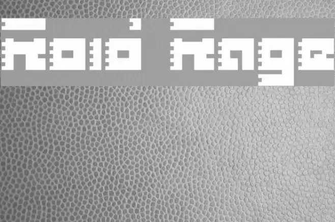 Roid Rage フォント examples