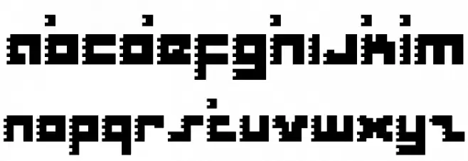 Roid Rage フォント 小文字