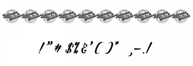 Roisthand Qabrilon DEMO VERSION Шрифта ДРУГИЕ символов