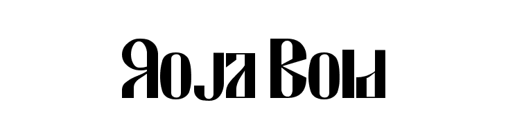 Roja Bold  नि: शुल्क फ़ॉन्ट्स डाउनलोड