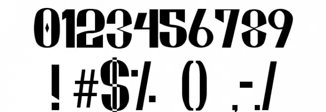 Roja Bold Font OTHER CHARS