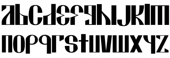 Roja Bold Caratteri MINUSCOLO