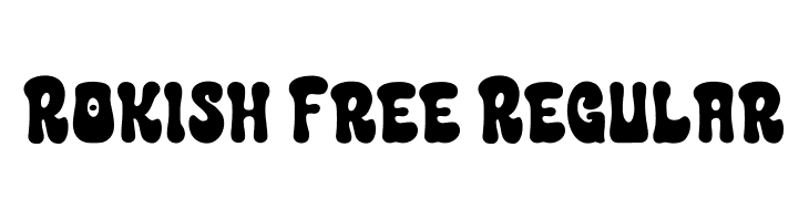 Rokish Free Regular  Descarca Fonturi Gratis