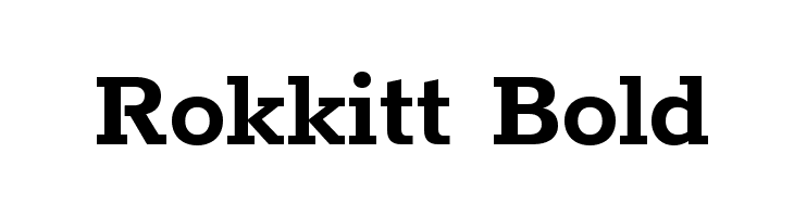 Rokkitt Bold Font