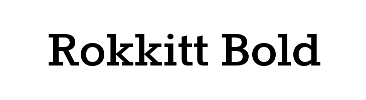 Rokkitt Bold  لخطوط تنزيل