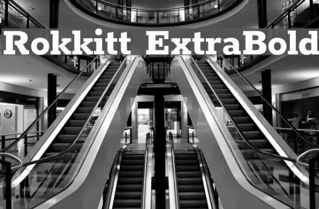 Rokkitt ExtraBold Font examples