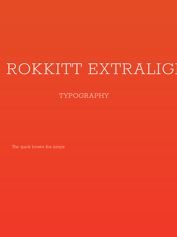 Rokkitt ExtraLight Poster