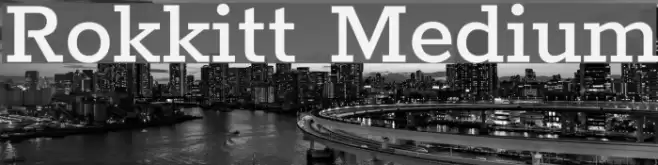 Rokkitt Medium Font examples