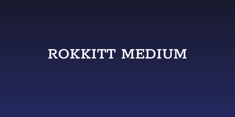Rokkitt Medium Social Header