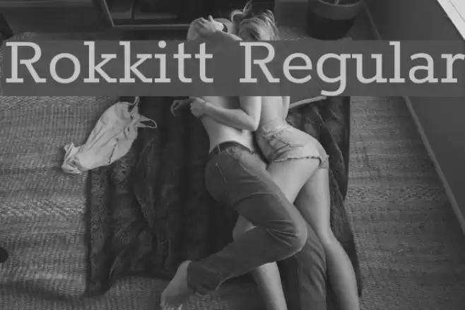 Rokkitt Regular Font examples