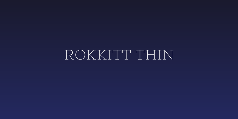 Rokkitt Thin Social Header