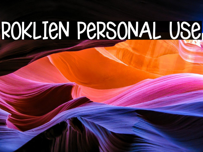 Roklien Personal Use Example 1