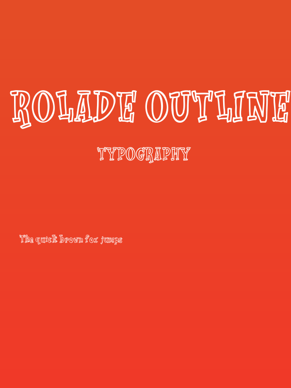 Rolade Outline Poster