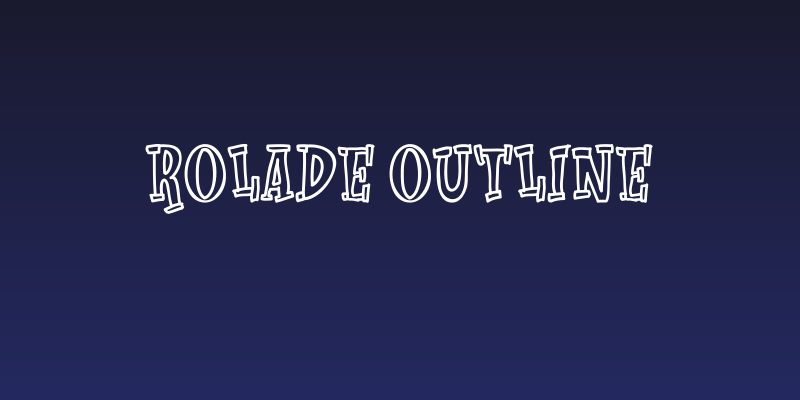 Rolade Outline Social Header