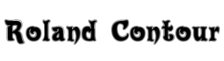 Roland Contour Font