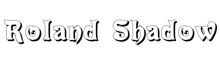Roland Shadow Font