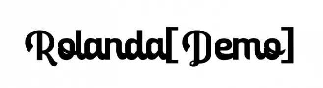 Rolanda [Demo]  Frei Schriftart Herunterladen