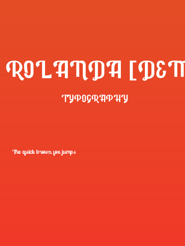 Rolanda [Demo] Poster