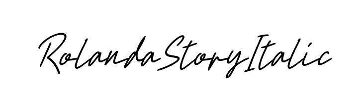 Rolanda Story Italic  font caratteri gratis