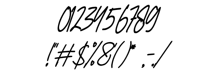 Rolanda Story Italic Font OTHER CHARS