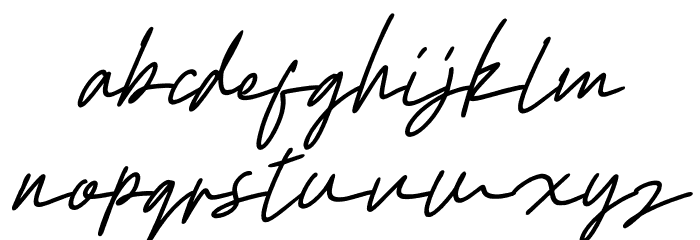 Rolanda Story Italic Font LOWERCASE
