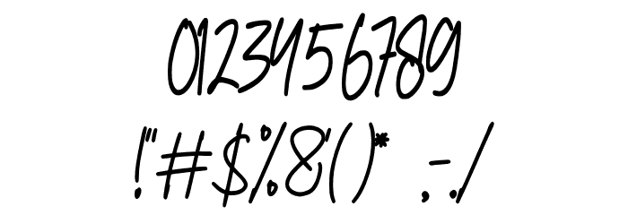 Rolanda Story Font OTHER CHARS