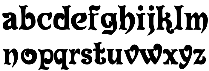 Roland Font LOWERCASE