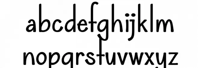 Rolande Bold Font LOWERCASE