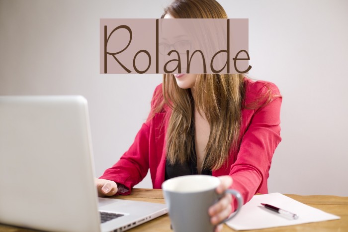 Rolande Font examples