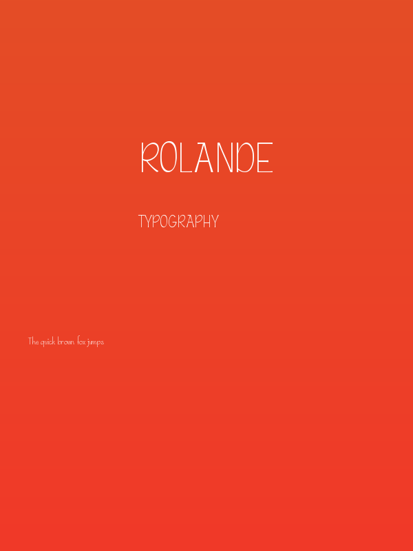 Rolande Poster