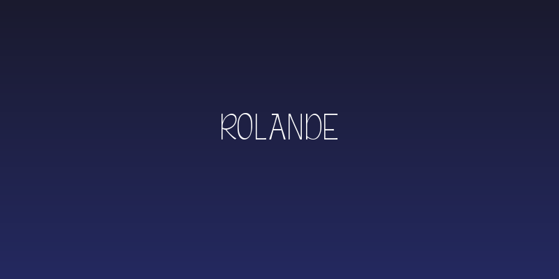Rolande Social Header