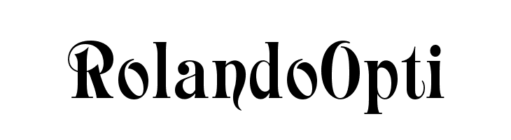 RolandoOpti  Frei Schriftart Herunterladen