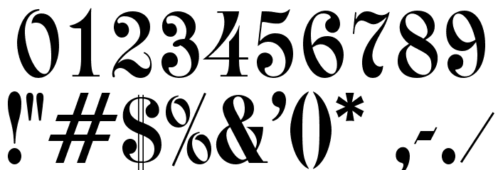 RolandoOpti Font OTHER CHARS