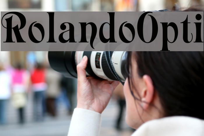 RolandoOpti Font examples