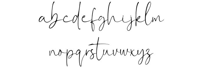 Rolanstine Font LOWERCASE