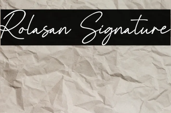 Rolasan Signature Example 3